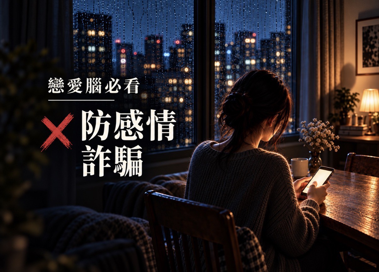 網路交友感情詐騙真實案例,戀愛腦必看防詐騙警示